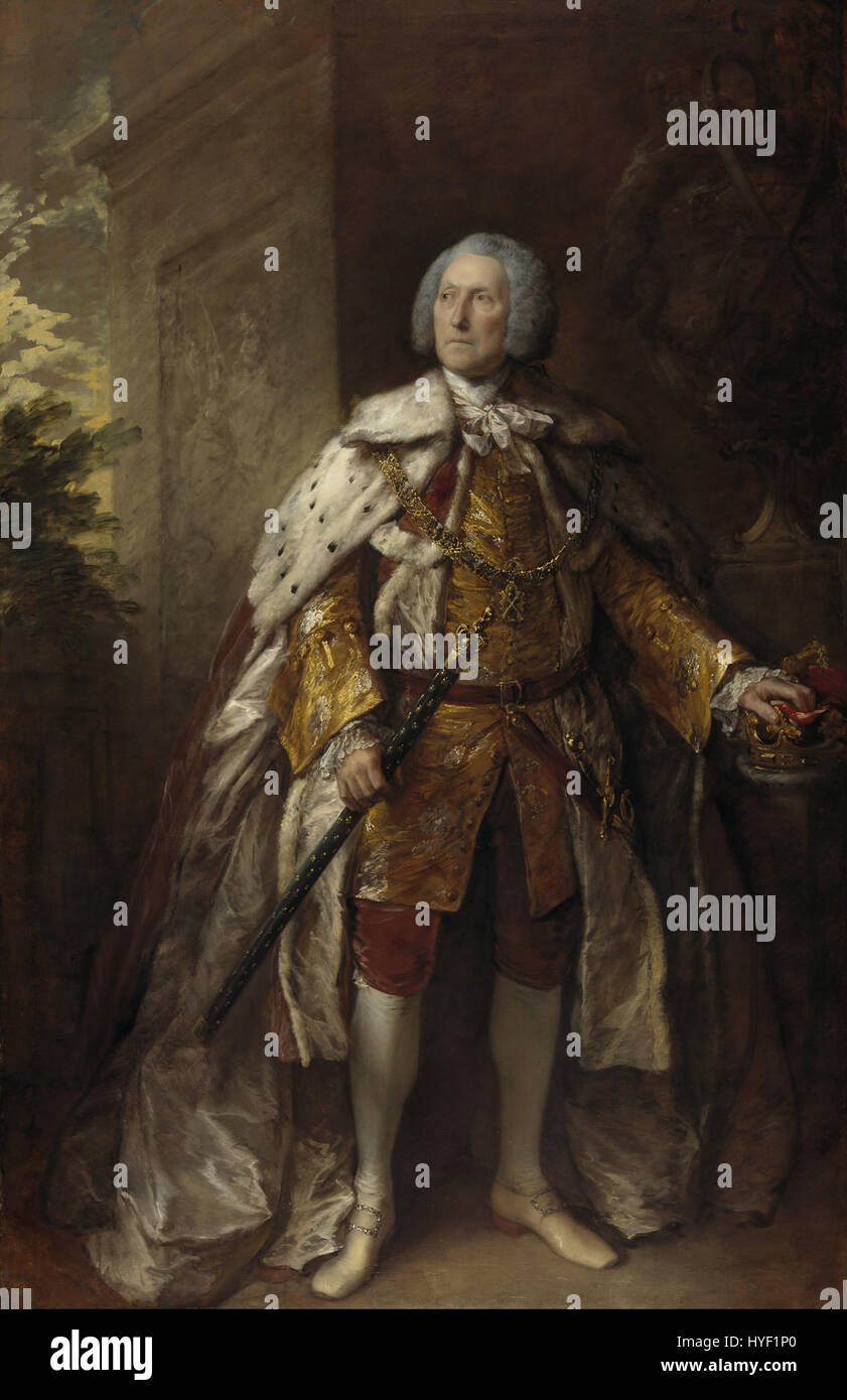 Thomas Gaunsborough John Campbell, 4° Duca di Argyll, circa 1693 1770. Soldier Google Art Project Foto Stock