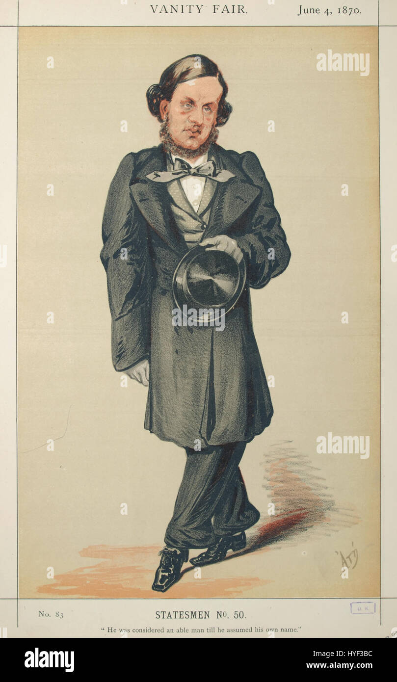 William Vernon Harcourt, Vanity Fair, 1870 06 04 Foto Stock