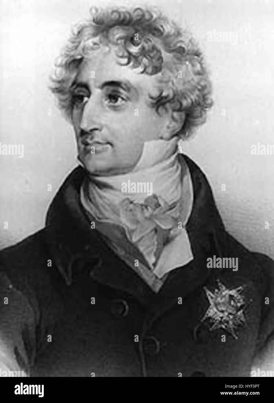 Etienne Frederic Lignon Ritratto di Richelieu Foto Stock