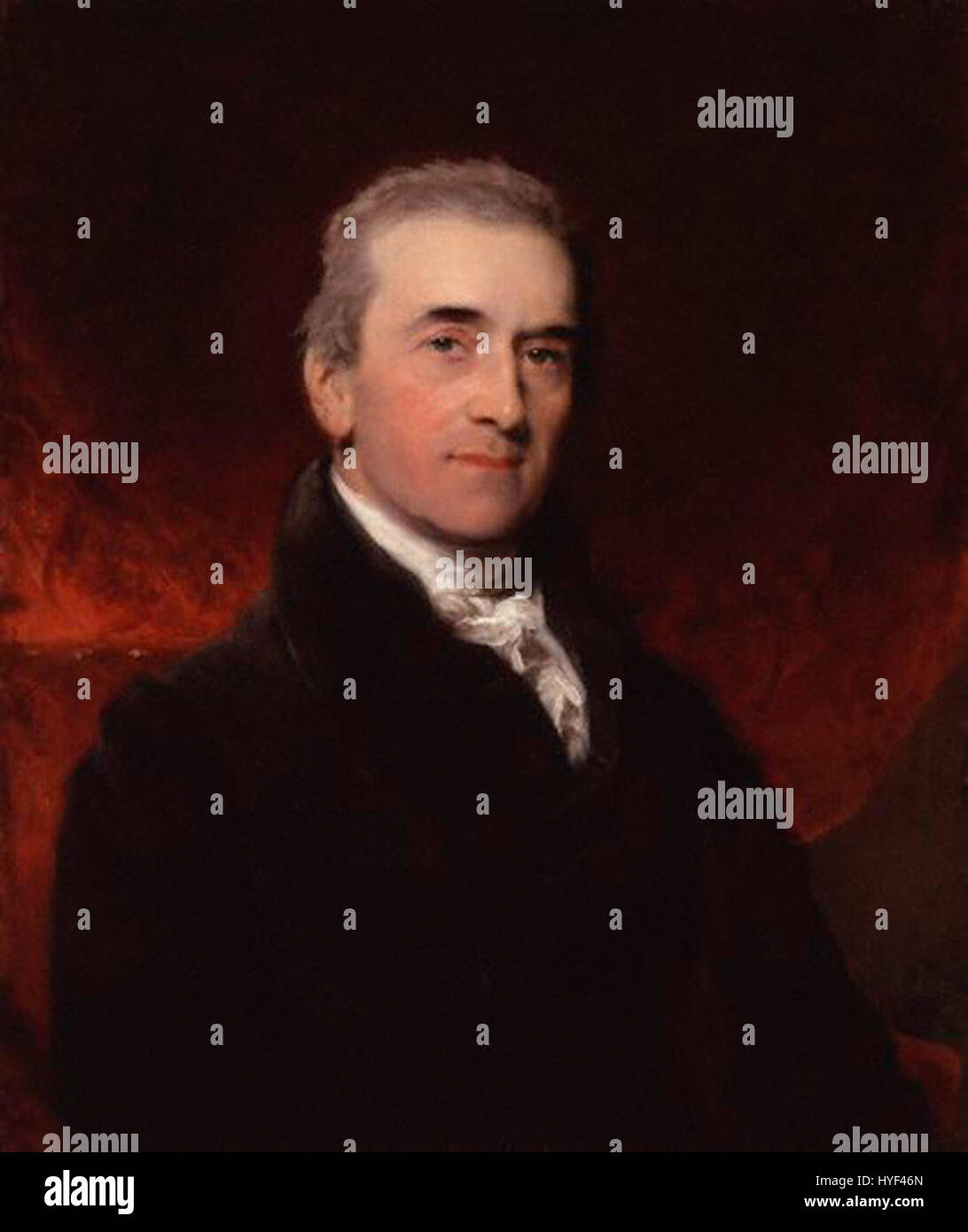 Sir Samuel Romilly era un noto avvocato e politico inglese, riconosciuto per le sue riforme legali e per la difesa della giustizia sociale. I suoi contributi al diritto inglese, in particolare per quanto riguarda la riforma della giustizia penale, hanno lasciato un impatto duraturo sul sistema giuridico. Foto Stock