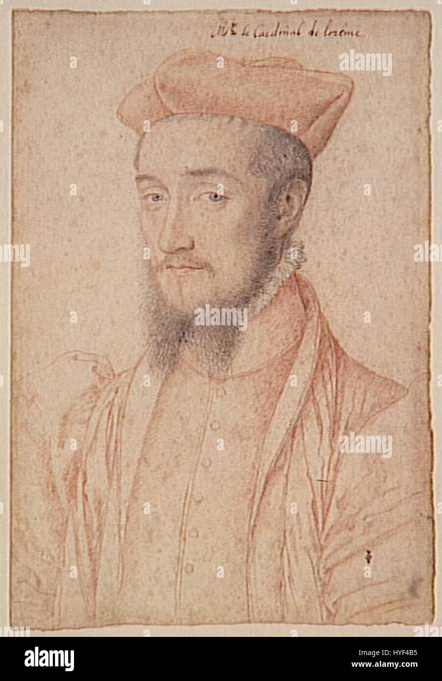 Il Cardinale de Lorraine Foto Stock