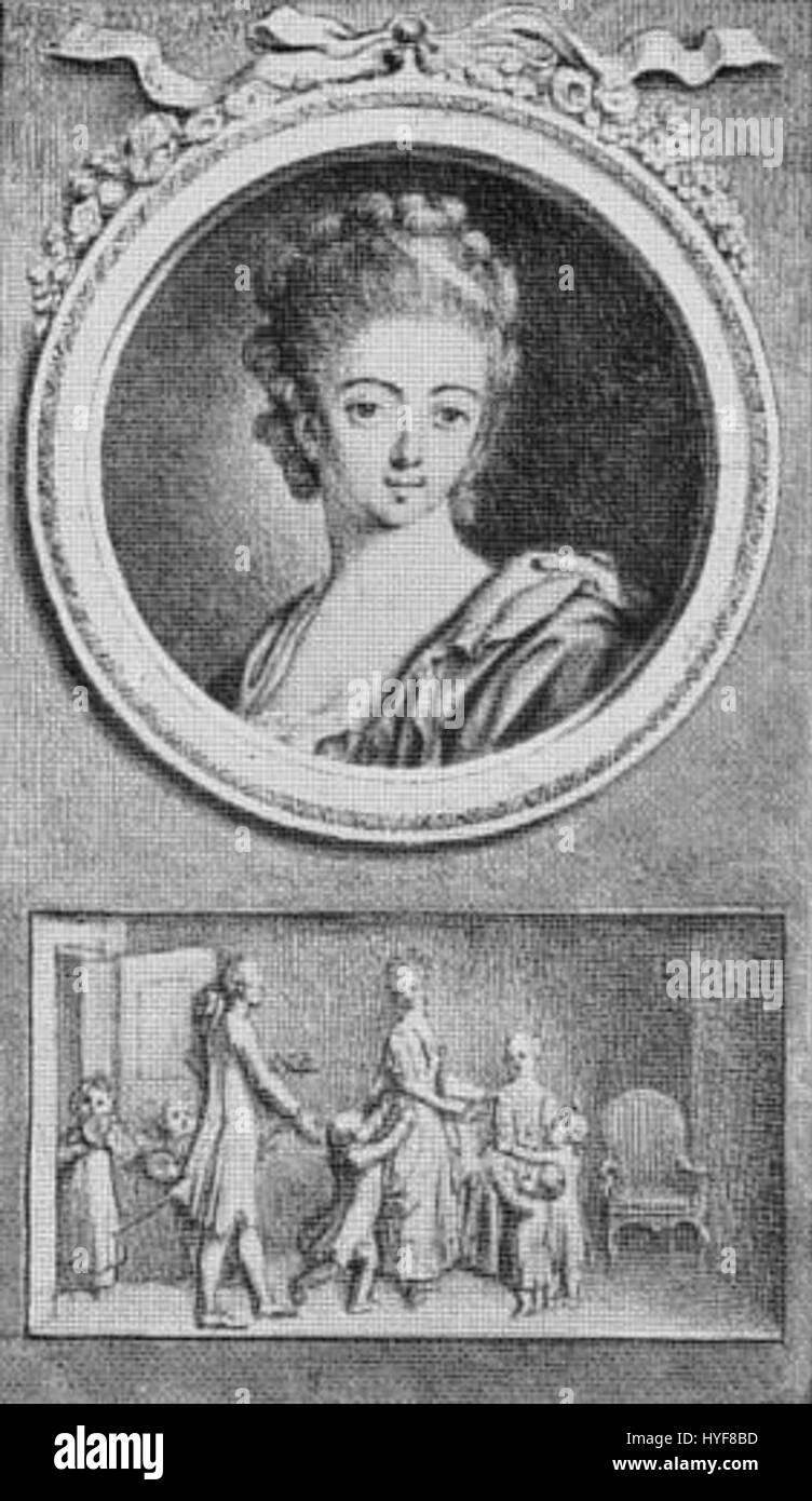 Questo disegno di Daniel Chodowiecki, ispirato a "i dolori del giovane Werther" di Goethe, rappresenta visivamente la narrazione emotiva e tragica del romanzo, che fu un'opera significativa nella letteratura tedesca. Foto Stock