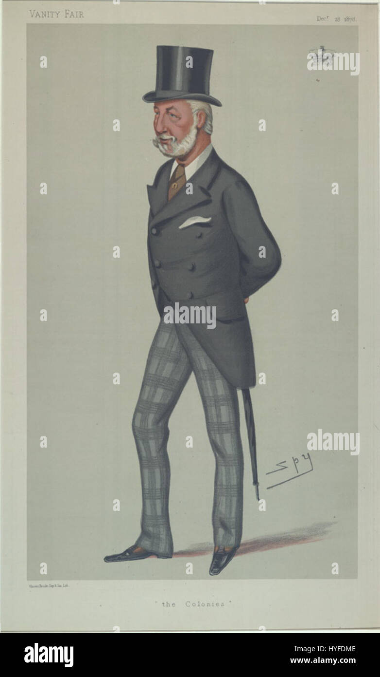 L'illustrazione di William Drogo Montagu in "Vanity Fair" del 28 dicembre 1878 cattura la satira sociale dell'epoca. L'immagine rappresenta lo stile e il commento tipici della rivista, concentrandosi sui circoli d'élite e alla moda dell'epoca. Foto Stock