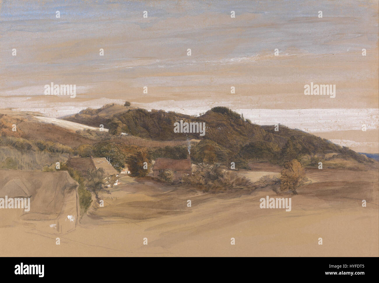 Samuel Palmer Underriver colline vicino a Sevenoaks, Kent, da motivi di J. Herries, Esq. Google Art Project Foto Stock