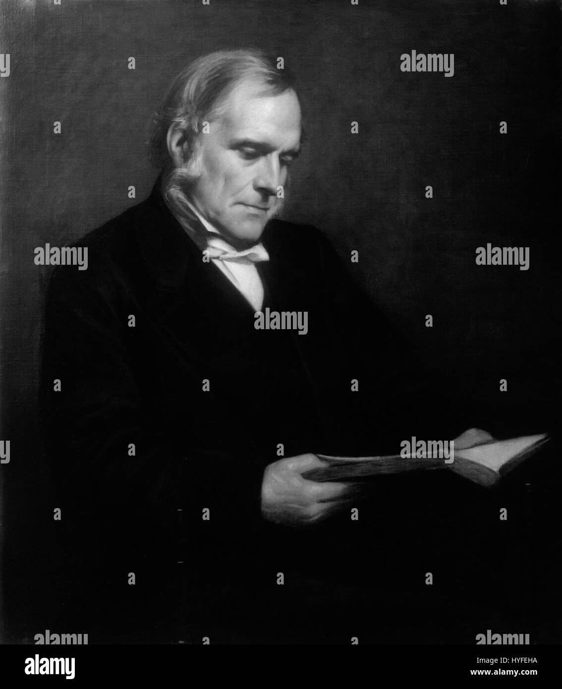 John Frederick Denison Maurice è stato un teologo e studioso britannico, noto per il suo influente lavoro nel socialismo cristiano. Questo ritratto di Samuel Laurence cattura la sua presenza intellettuale durante il XIX secolo, sottolineando il suo ruolo nel pensiero religioso e nell'educazione. Foto Stock