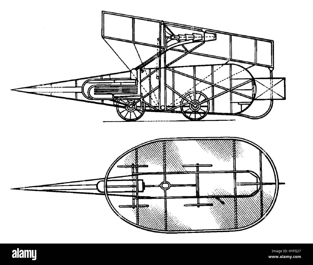 Il "Parolyot di F Geshvend" è un progetto del 1887, che si riferisce probabilmente a un'impresa artistica o ingegneristica. Il progetto potrebbe riguardare progetti concettuali o architettonici, mettendo in mostra l'innovazione in settori artistici e tecnici del XIX secolo. Foto Stock