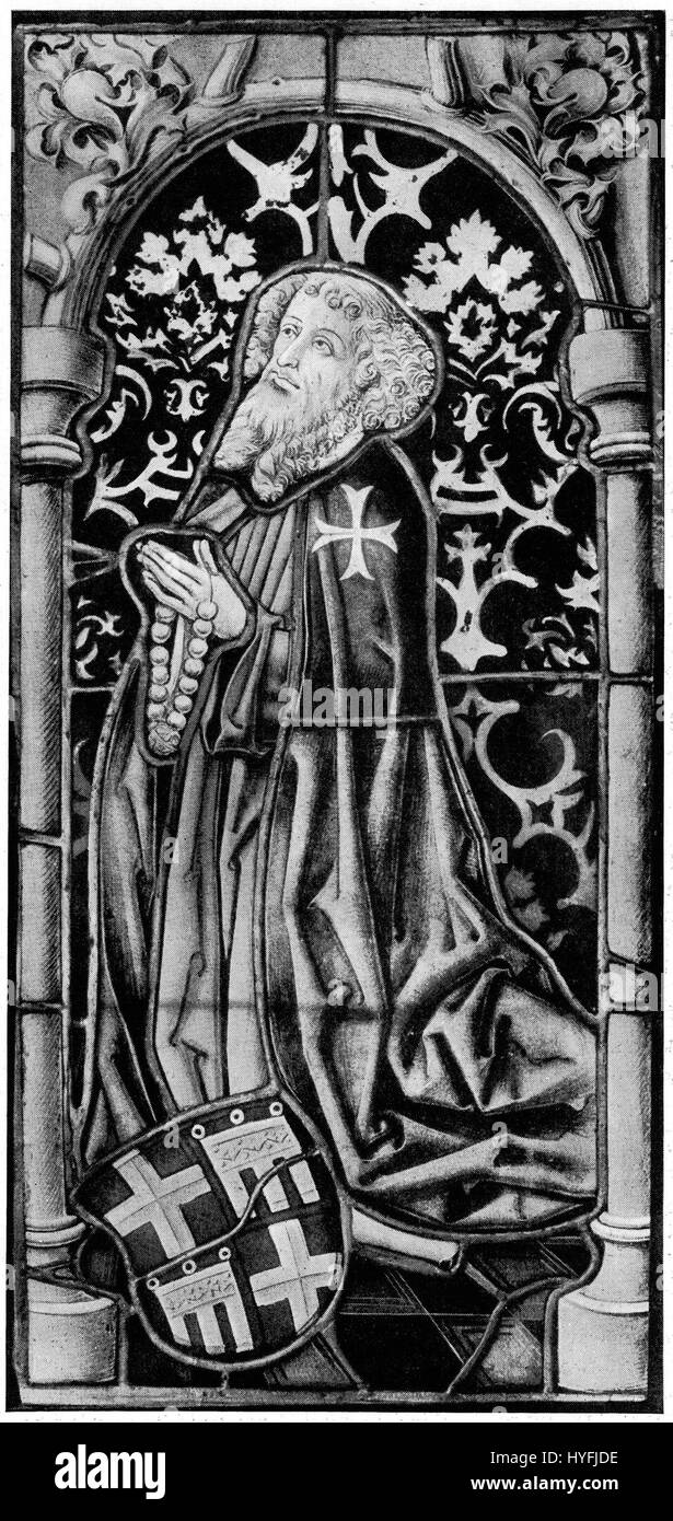 La mappa del RvWerdenbergBubikon 1498 offre uno scorcio raro sulla geografia della Svizzera del tardo XV secolo, mostrando le strutture e le caratteristiche della città del periodo. Foto Stock