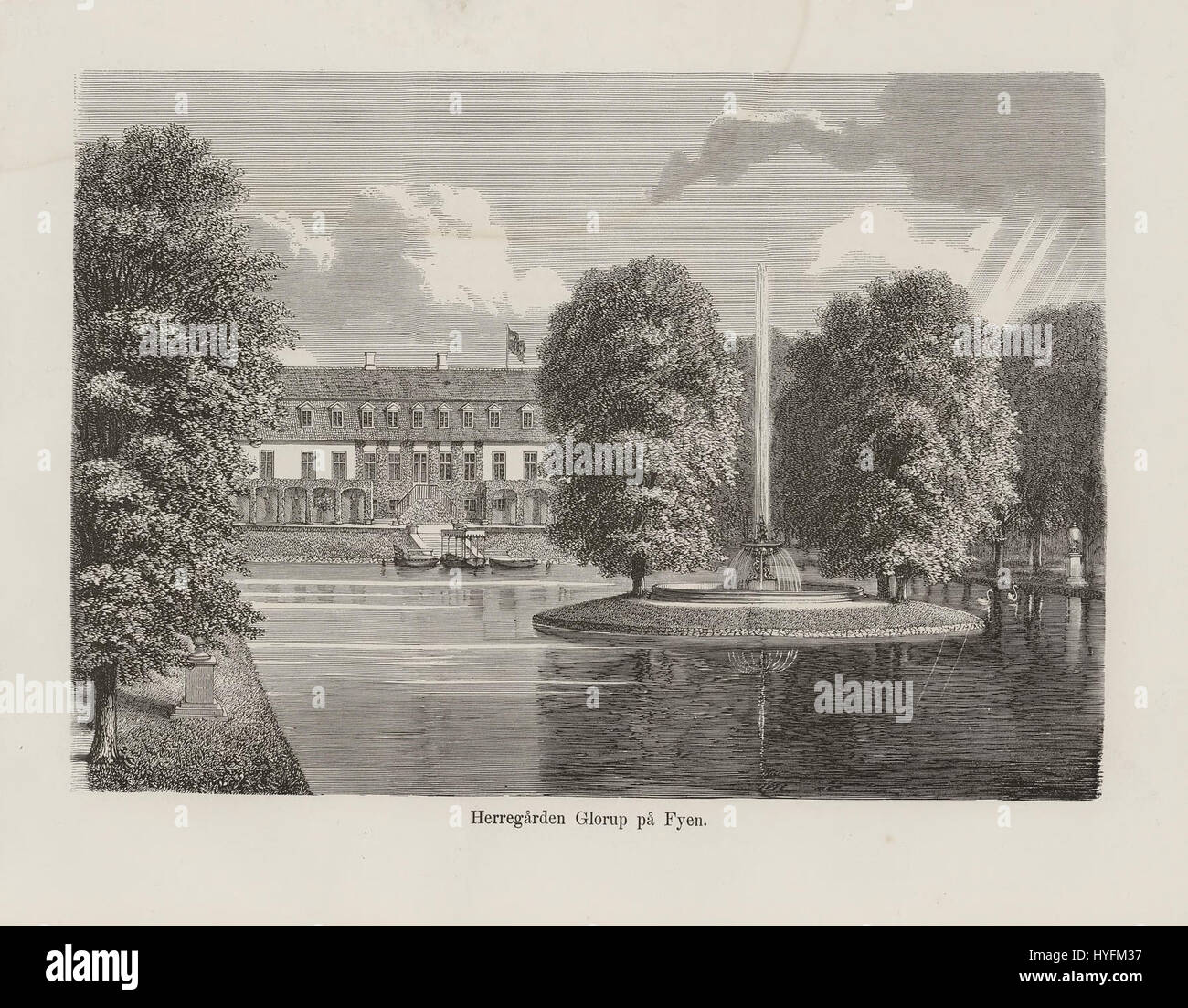 Un archivio digitale o un libro con contenuti relativi all'arte o alla cultura nordica, indicato dal termine "Nordiska taflor" che si traduce in "dipinti nordici". Foto Stock