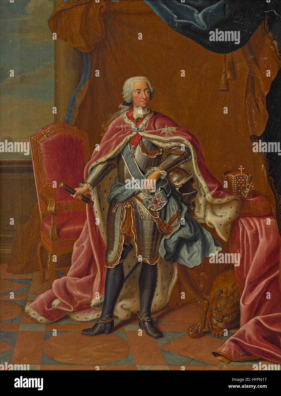 Kaiser Karl VII. Peter Jacob Horemans Foto Stock