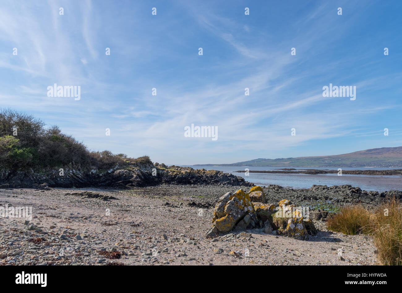 Carrick Bay, a sud-ovest della Scozia Foto Stock