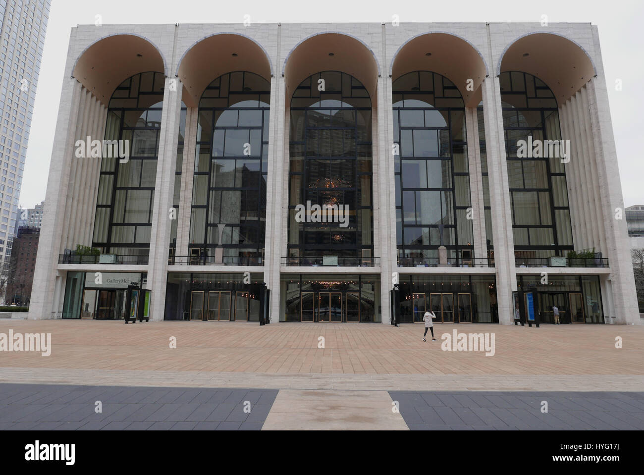 Il Metropolitan Opera House al Lincoln Center di New York City Foto Stock