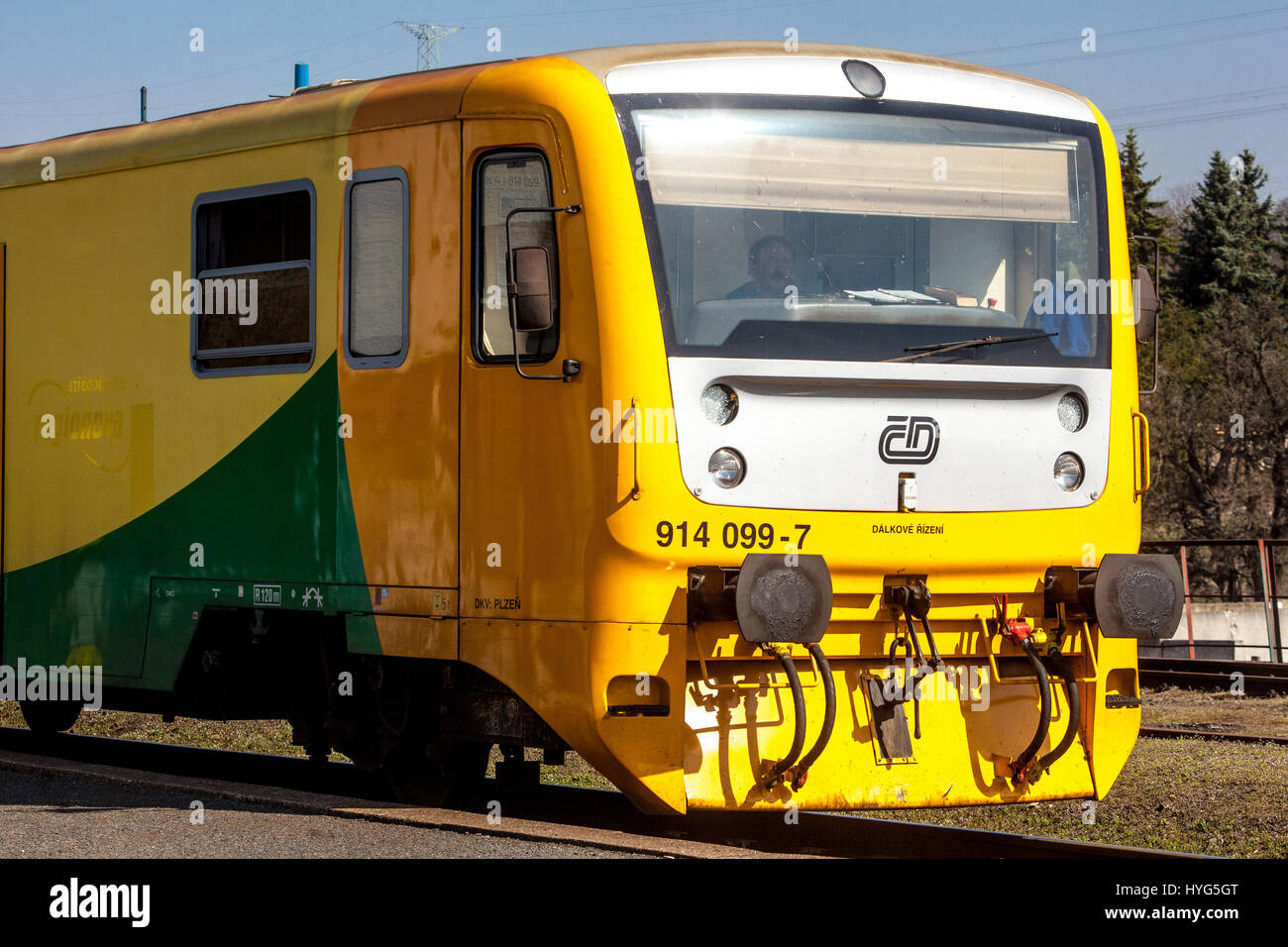 Ceske drahy, ferrovie ceche classe 914, Repubblica Ceca, Europa Foto Stock