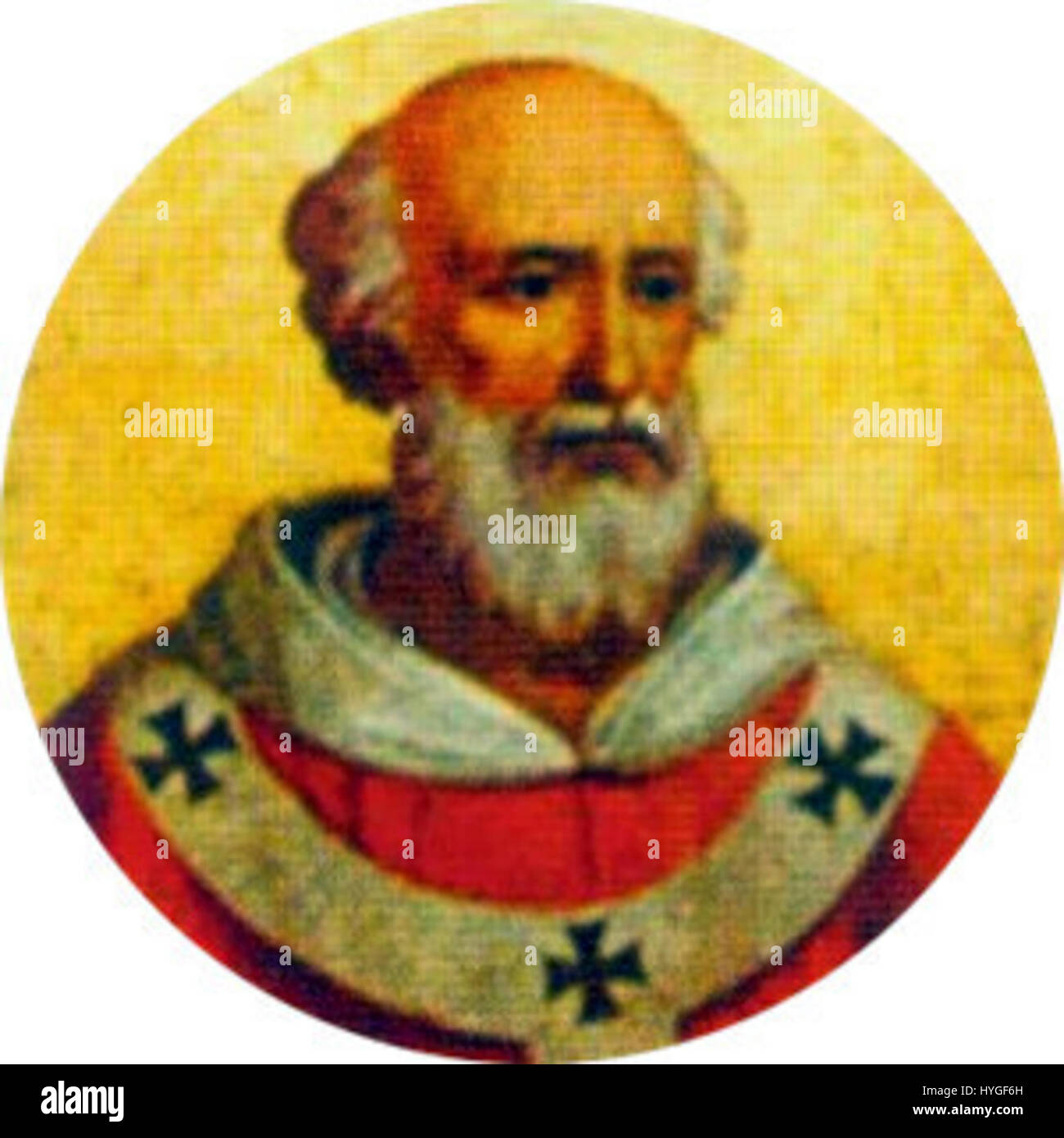 "111 Formoso" si riferisce probabilmente a un'opera storica o artistica relativa a Papa Formoso, un papa del IX secolo noto per le sue azioni controverse e il postumo "Sinodo Cadaver". L'opera può esplorare temi di potere, politica e storia religiosa. Foto Stock