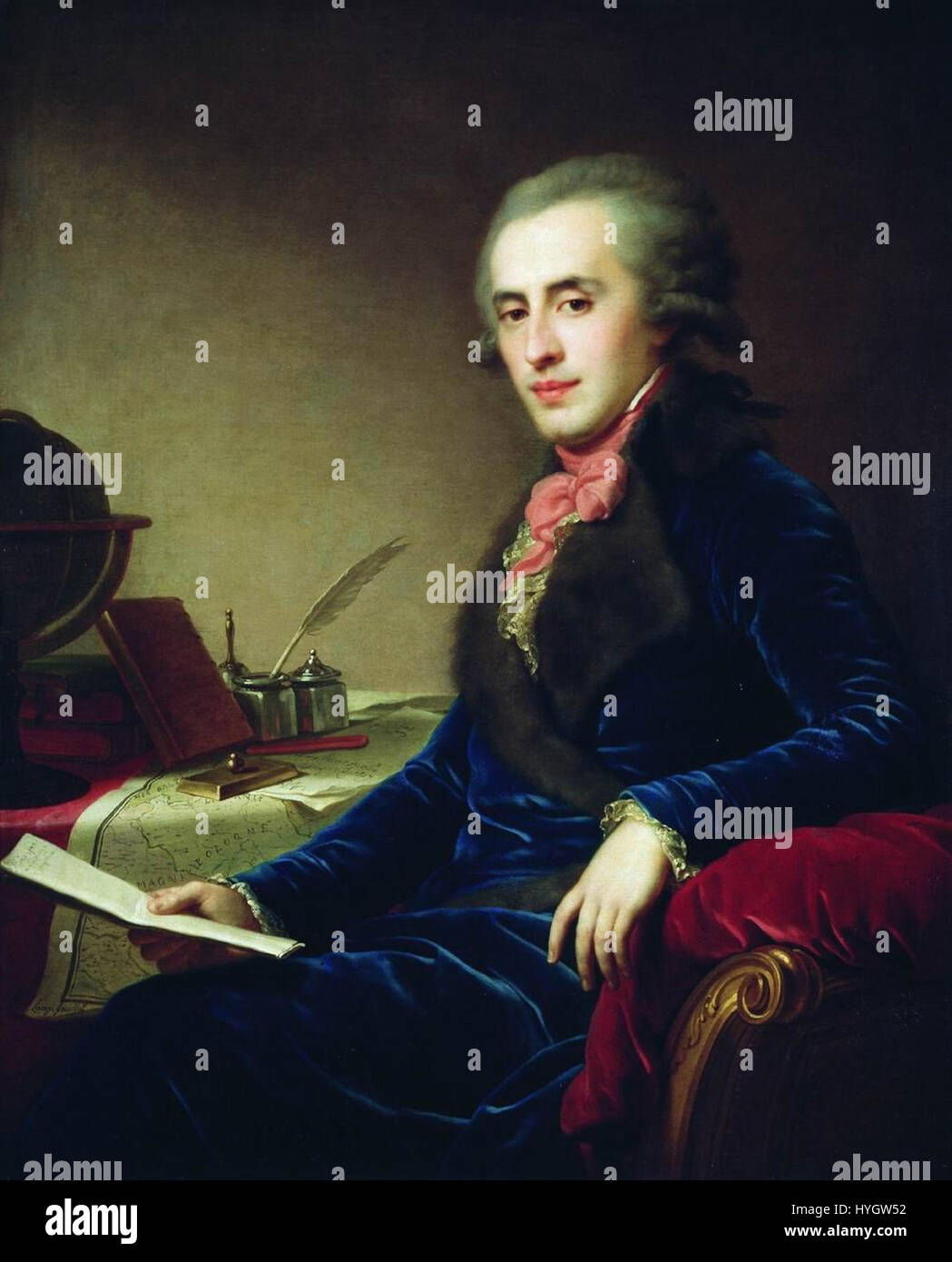 Giovanni Battista Lampi Platon Zubov Foto Stock