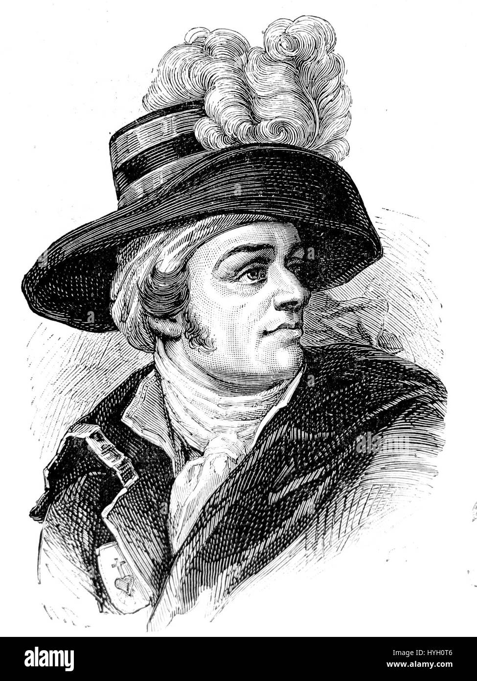 Per AduC 205 Charette de la Contrie (F.A., 1763 1796) Foto Stock