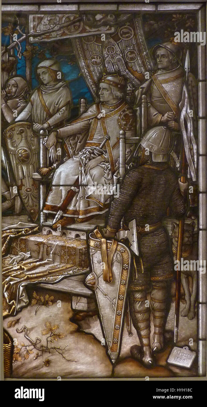 Konrad von Zaehringen era un nobile del XII secolo e una figura chiave nella storia della dinastia Zaehringen. Giocò un ruolo importante negli affari politici e militari del Sacro Romano Impero. Foto Stock