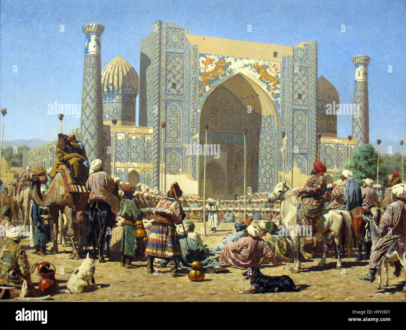 1872 Vereshchagin Triumphierend anagoria Foto Stock