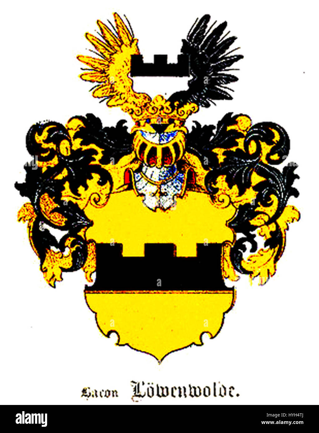 Loewenwolde Baron è un titolo che si riferisce a una figura nobile, probabilmente della nobiltà tedesca o olandese, associata a specifici contesti storici o culturali dell'aristocrazia. Foto Stock