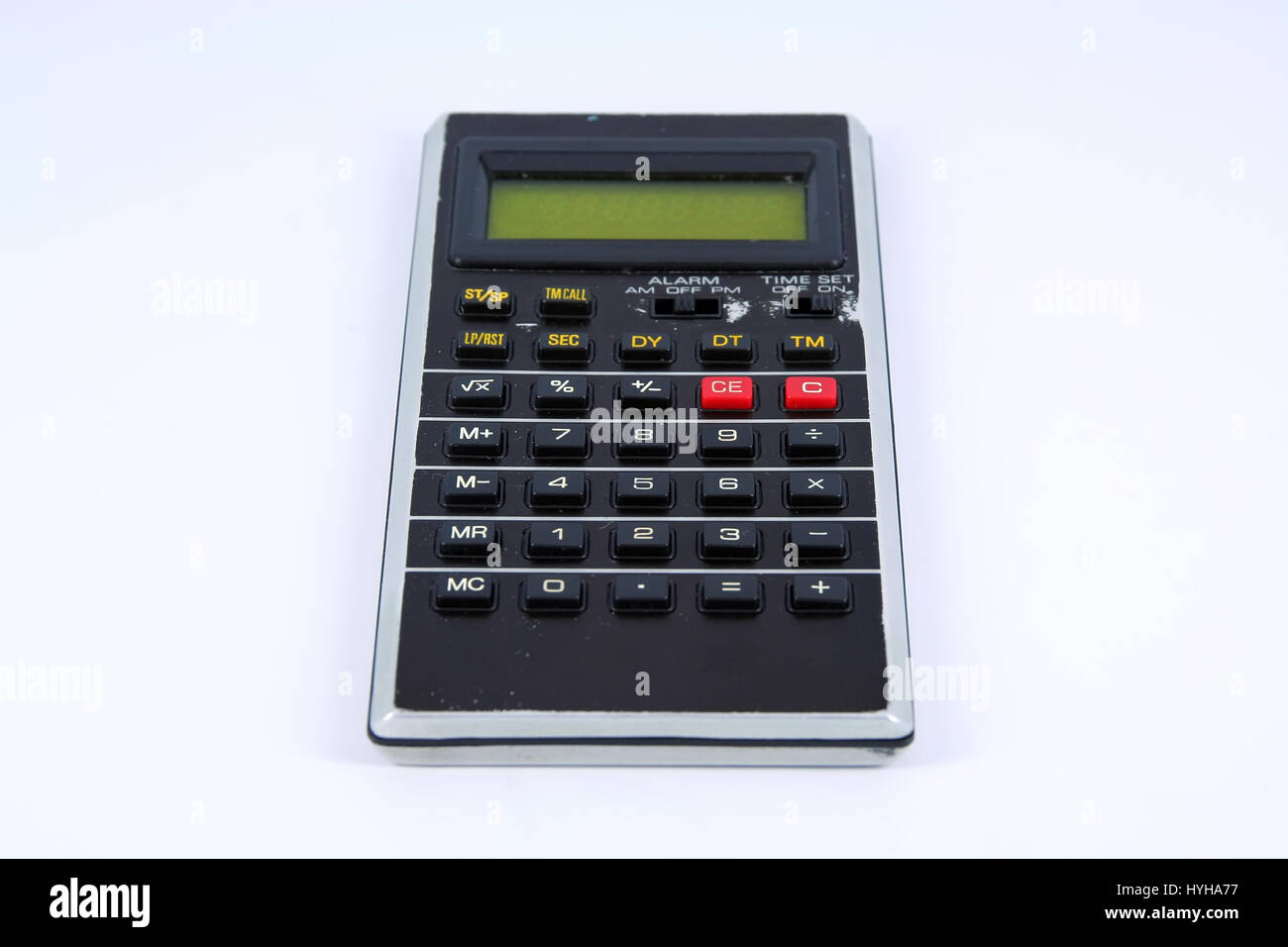 Vecchia calcolatrice. Calcolatrice vintage Foto stock - Alamy