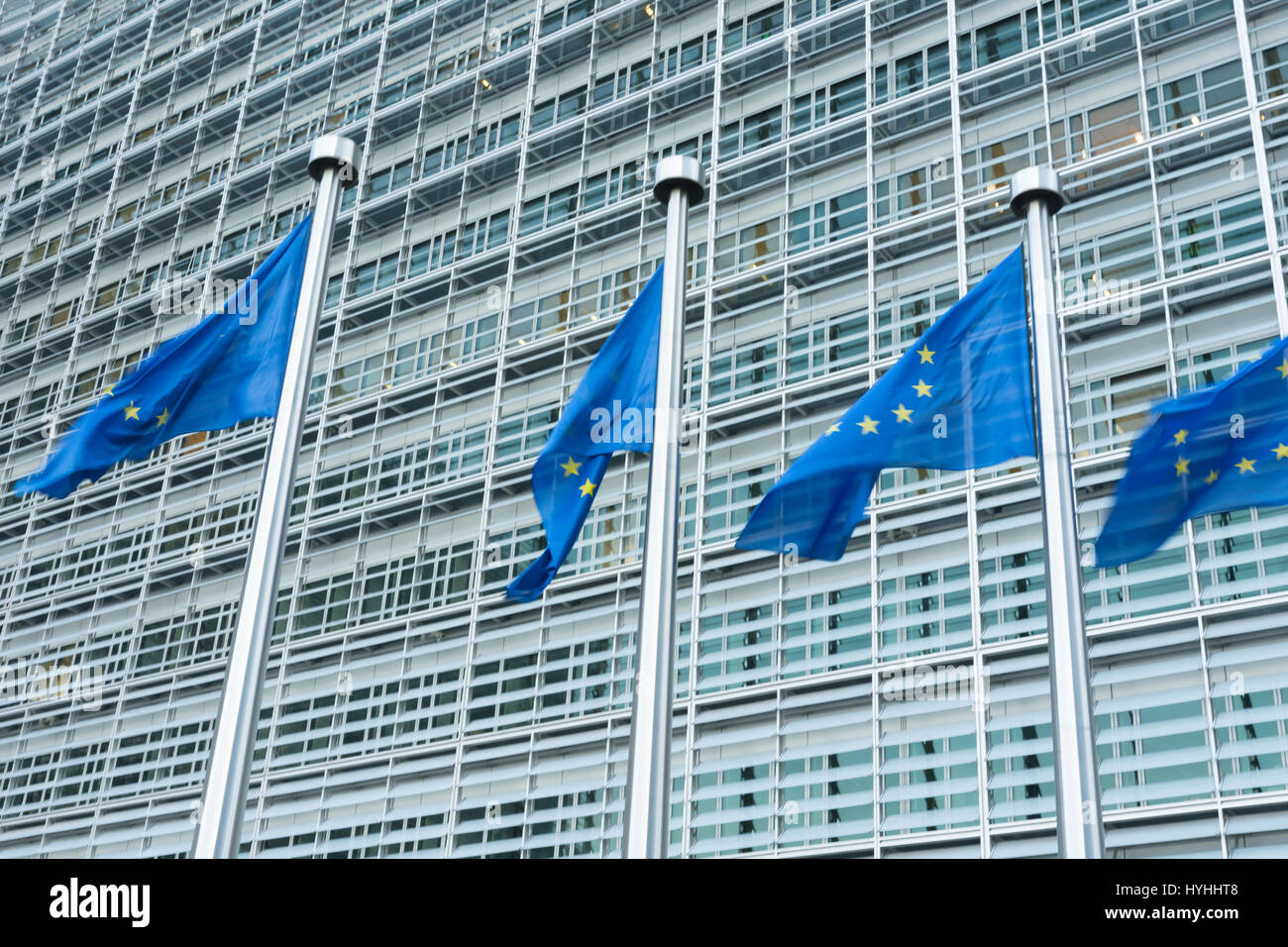 La Commissione europea di Bruxelles Foto Stock