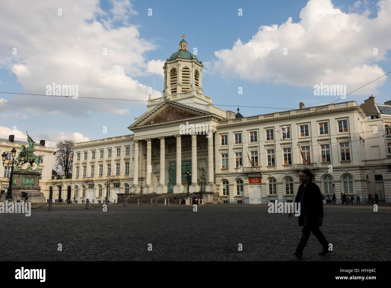 Saint Jacques-sur-Coudenberg chiesa in Place Royale Foto Stock