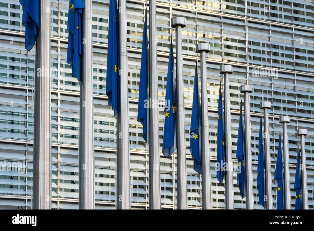 La Commissione europea di Bruxelles Foto Stock
