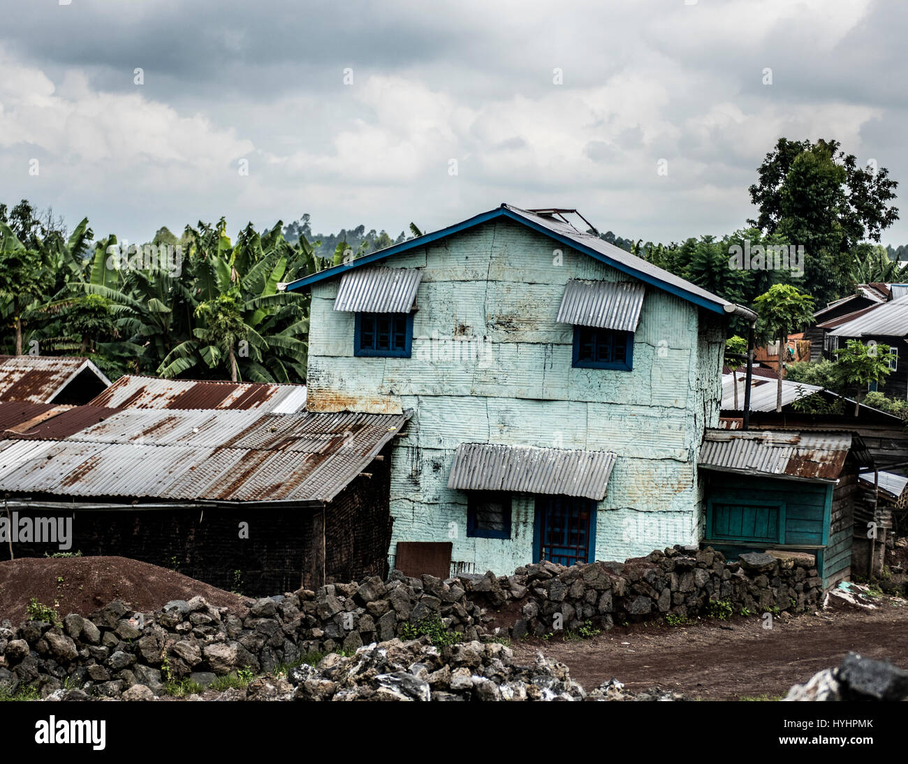 Nord Kivu, nella Repubblica democratica del Congo Foto Stock