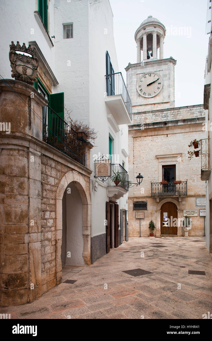 Locorotondo village, provincia di Bari, Puglia, Italia, Europa Foto Stock