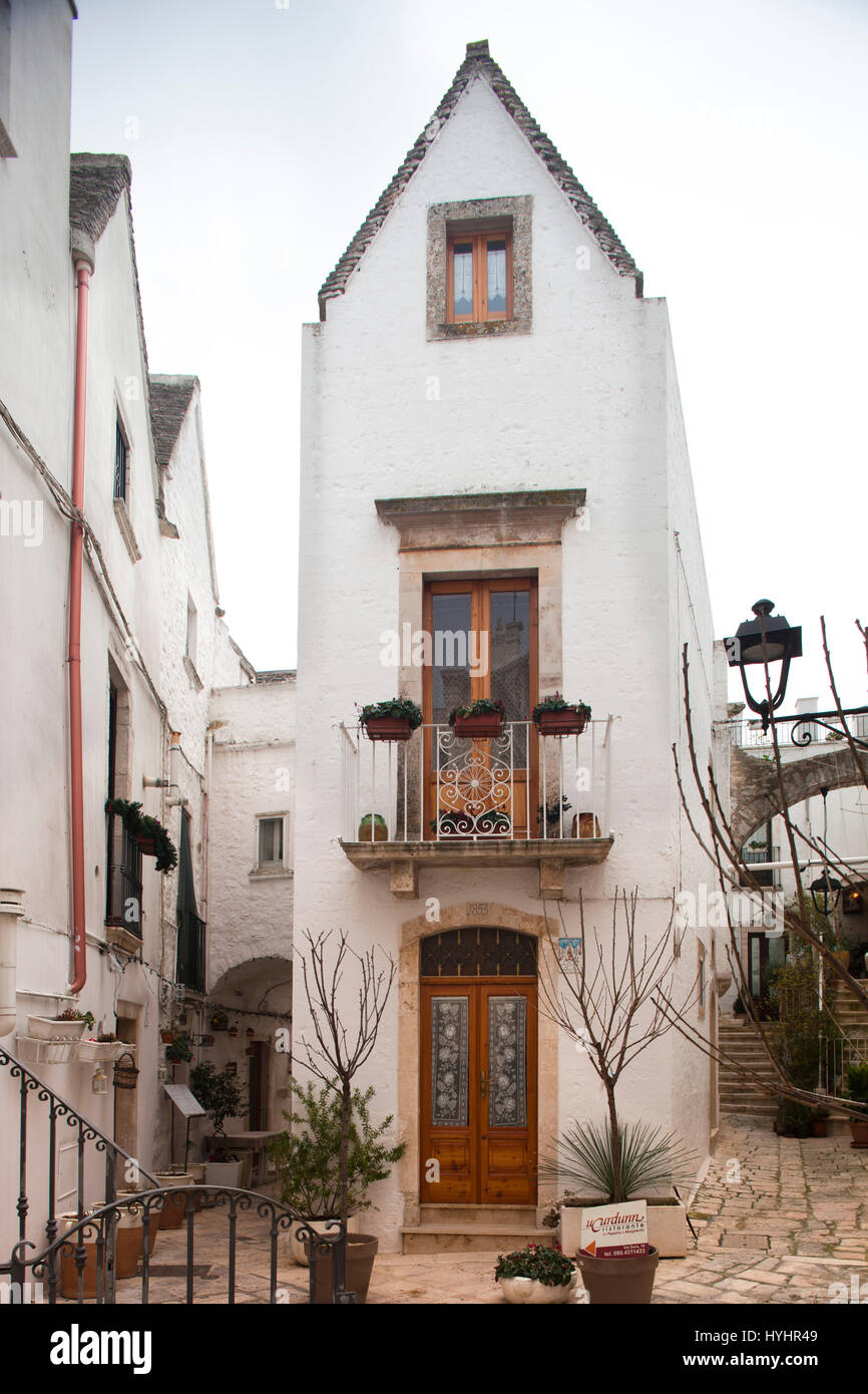 Locorotondo village, provincia di Bari, Puglia, Italia, Europa Foto Stock