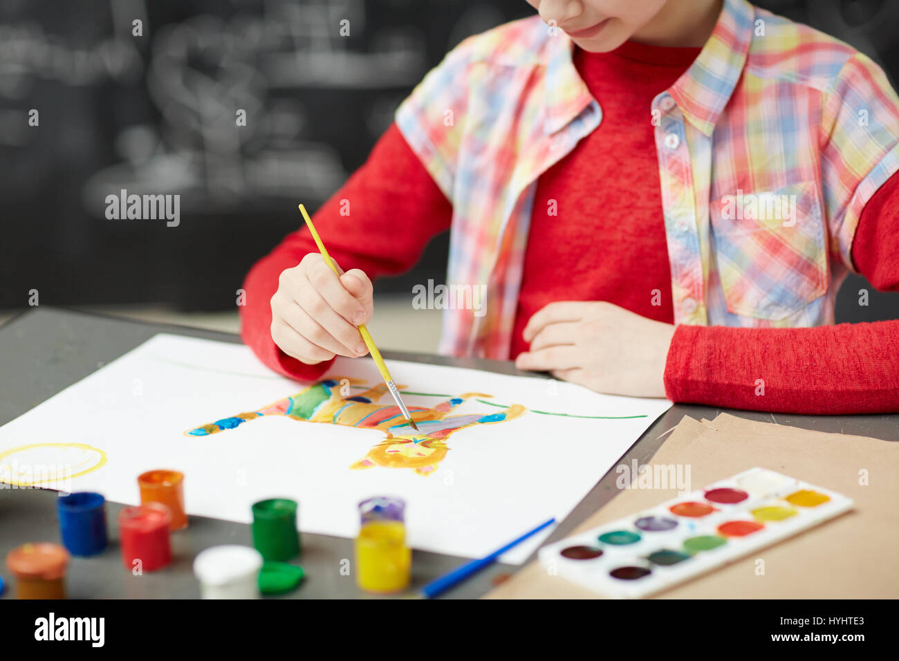 Attività di disegno Foto Stock