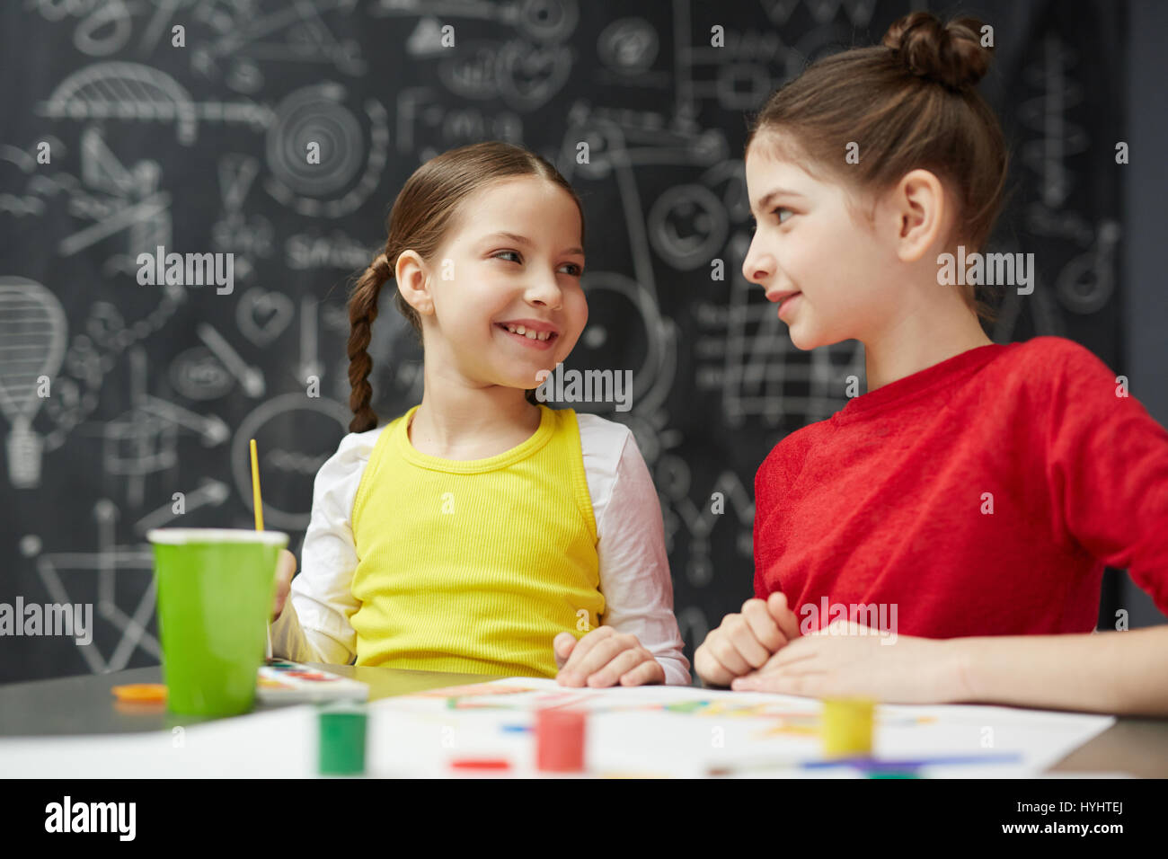 Ragazze Creative Foto Stock