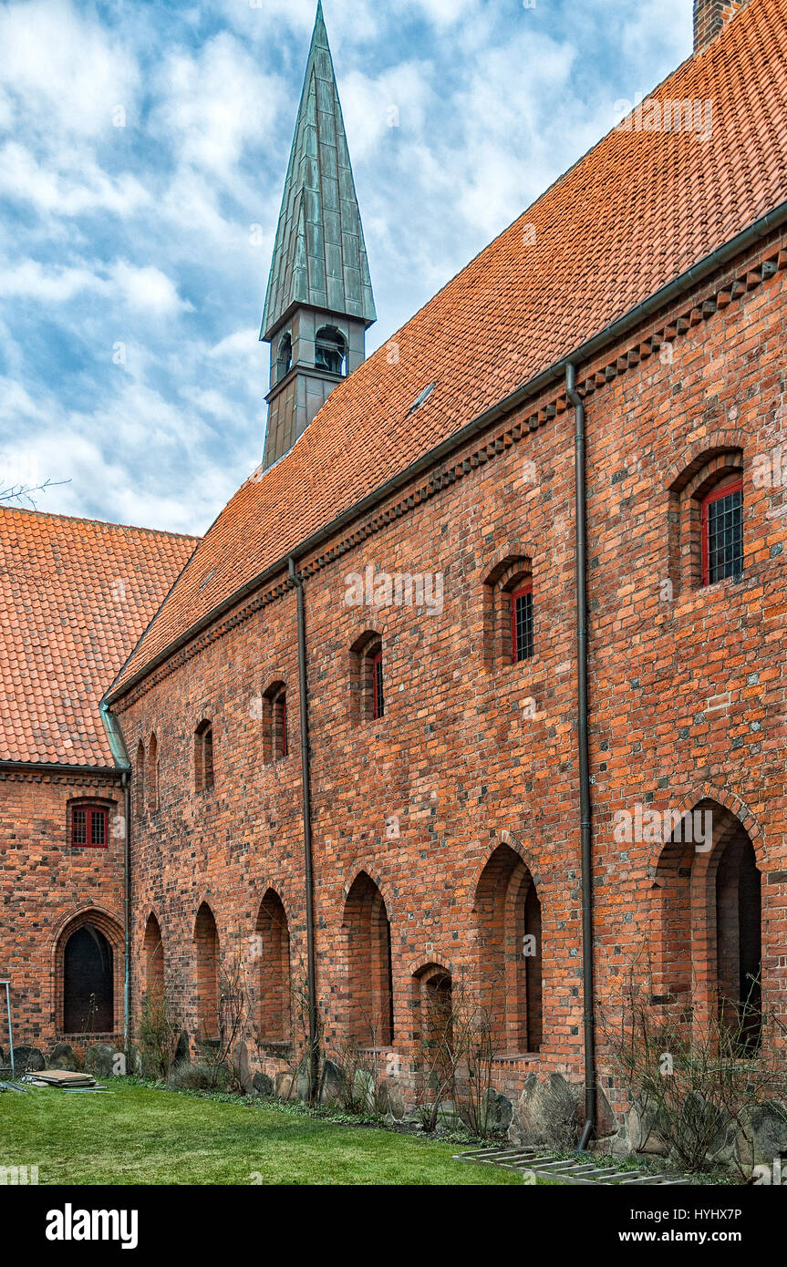 La chiesa di Santa Maria in città vecchia di Helsingor in Danimarca. Foto Stock