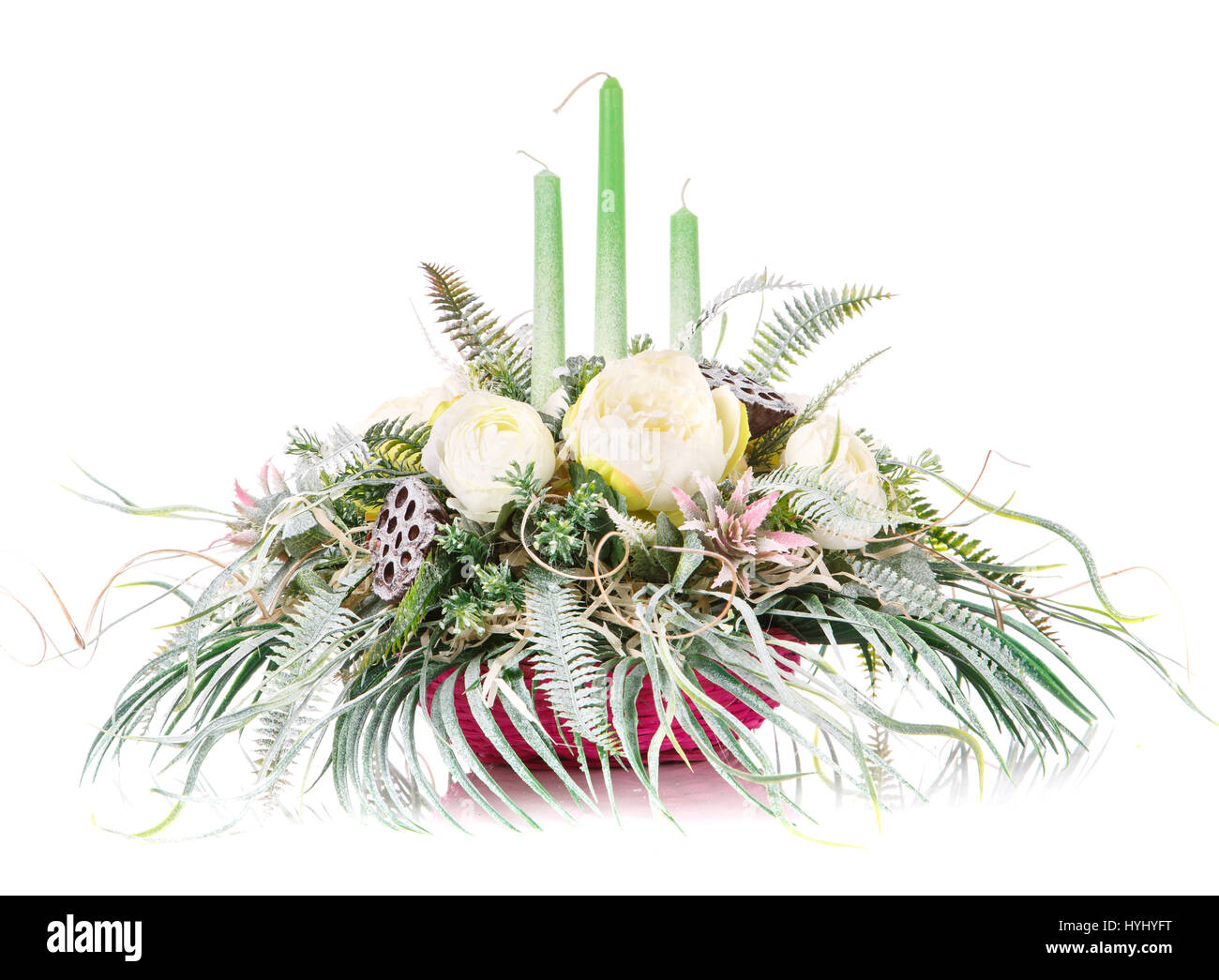 Festive floreale per decorare Foto Stock