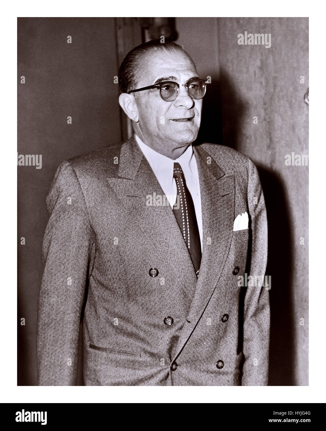 Vito 'Dsul vitone' Genovese (27 novembre 1897 - 14 febbraio 1969) era un mafioso italo-americano che è salito al potere durante il divieto come un enforcer in American Mafia. Foto Stock