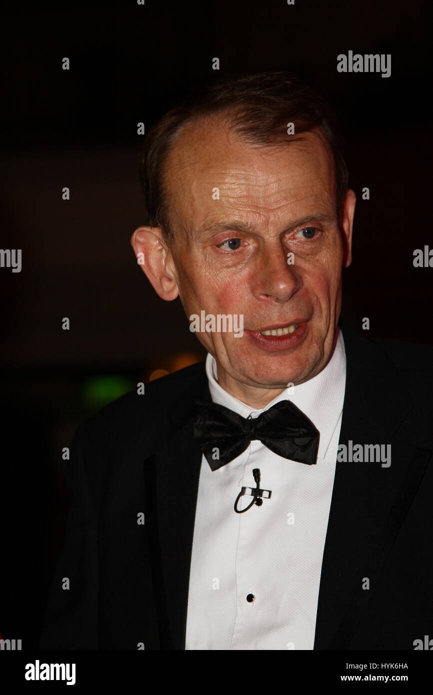 Andrew Marr C B I riunione in Grosvenor Hotel Londra. Foto Stock