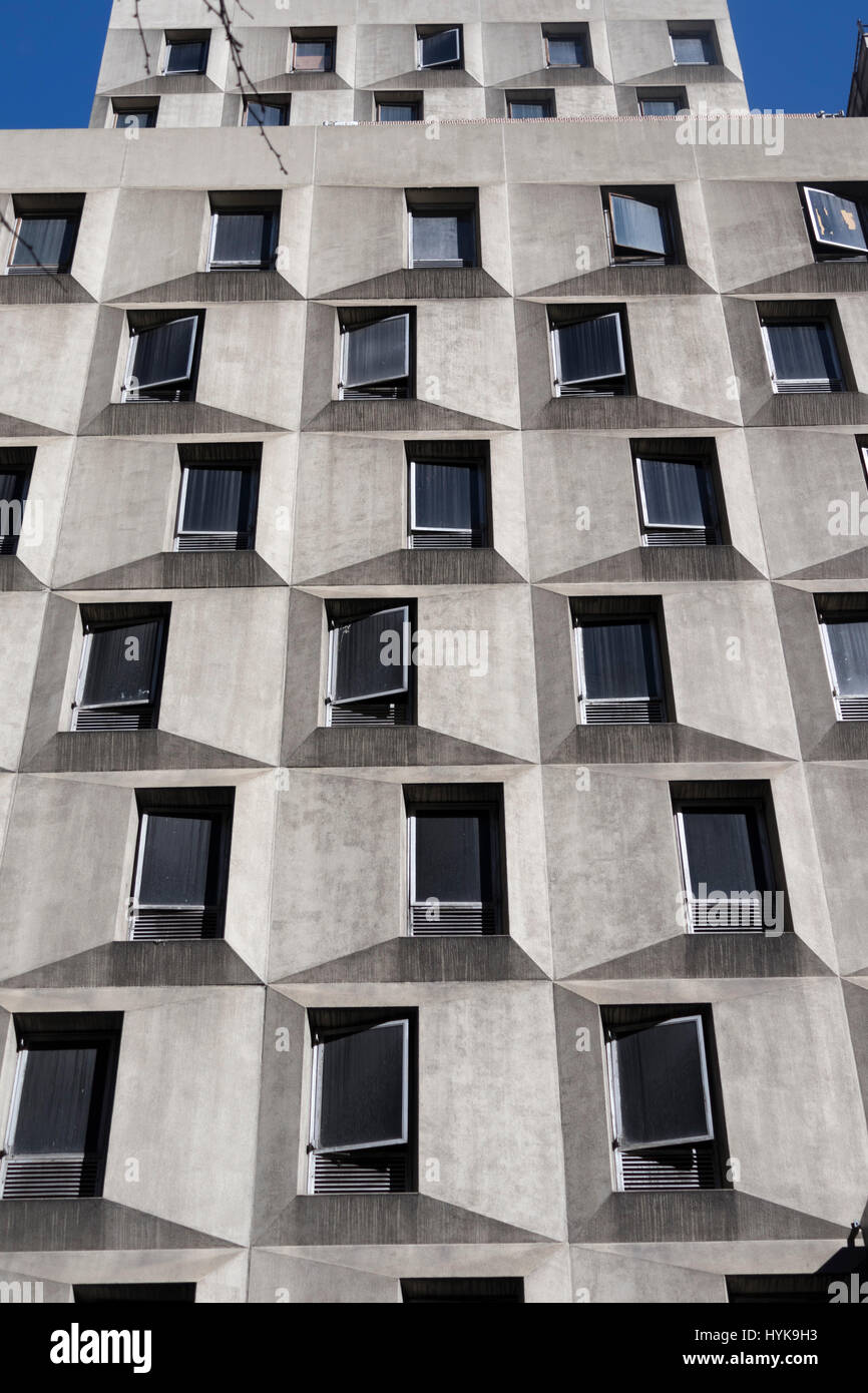Facciata di 23 W 55th St, New York, NY, Stati Uniti Foto Stock