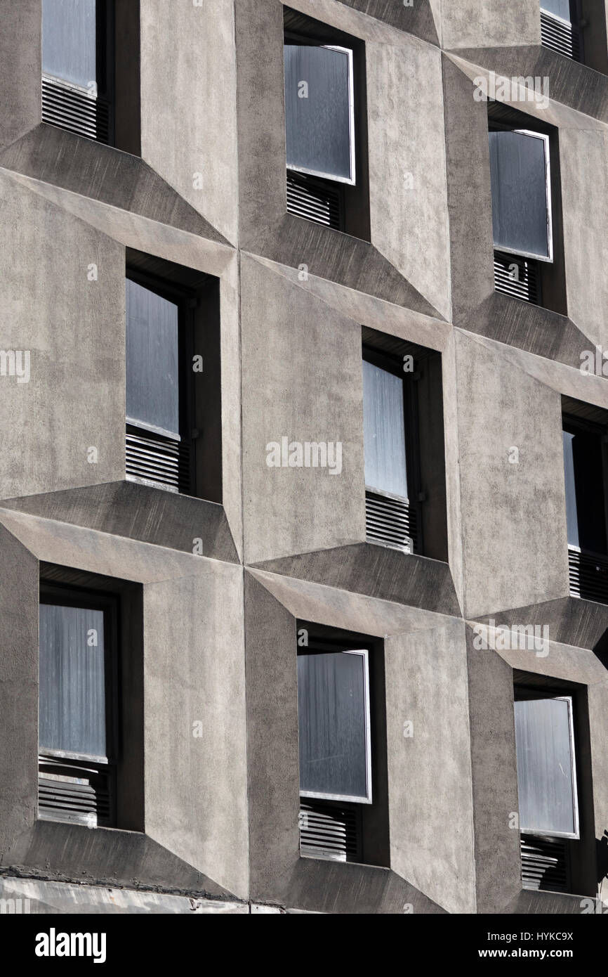 Facciata di 23 W 55th St, New York, NY, Stati Uniti Foto Stock