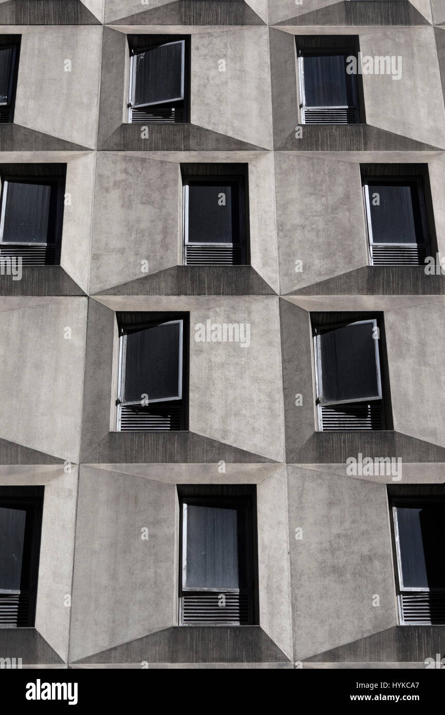Facciata di 23 W 55th St, New York, NY, Stati Uniti Foto Stock