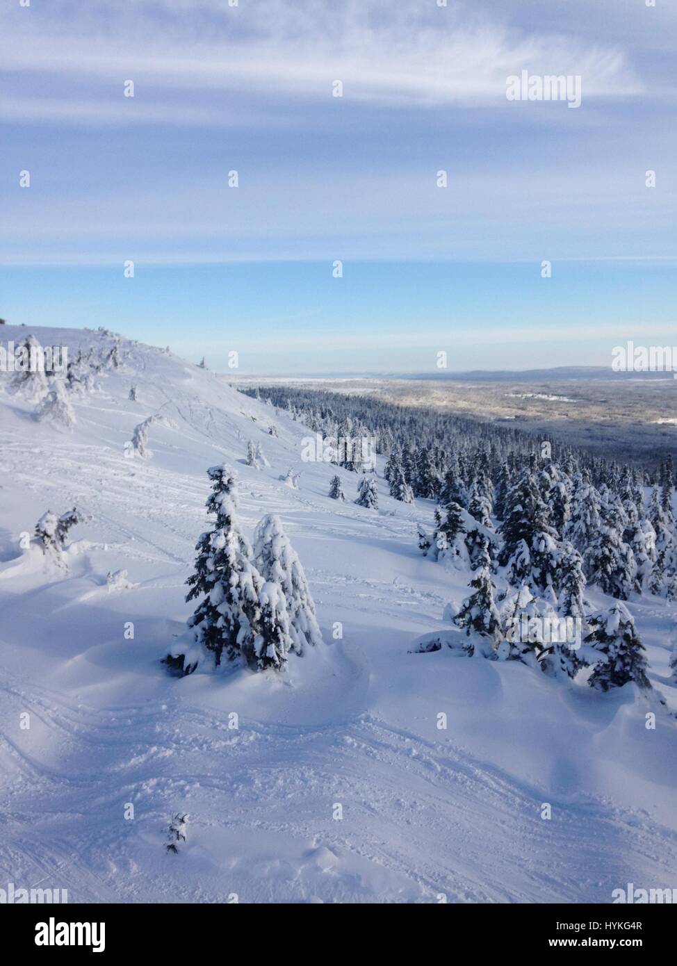 Norvegese paesaggio invernale Foto Stock