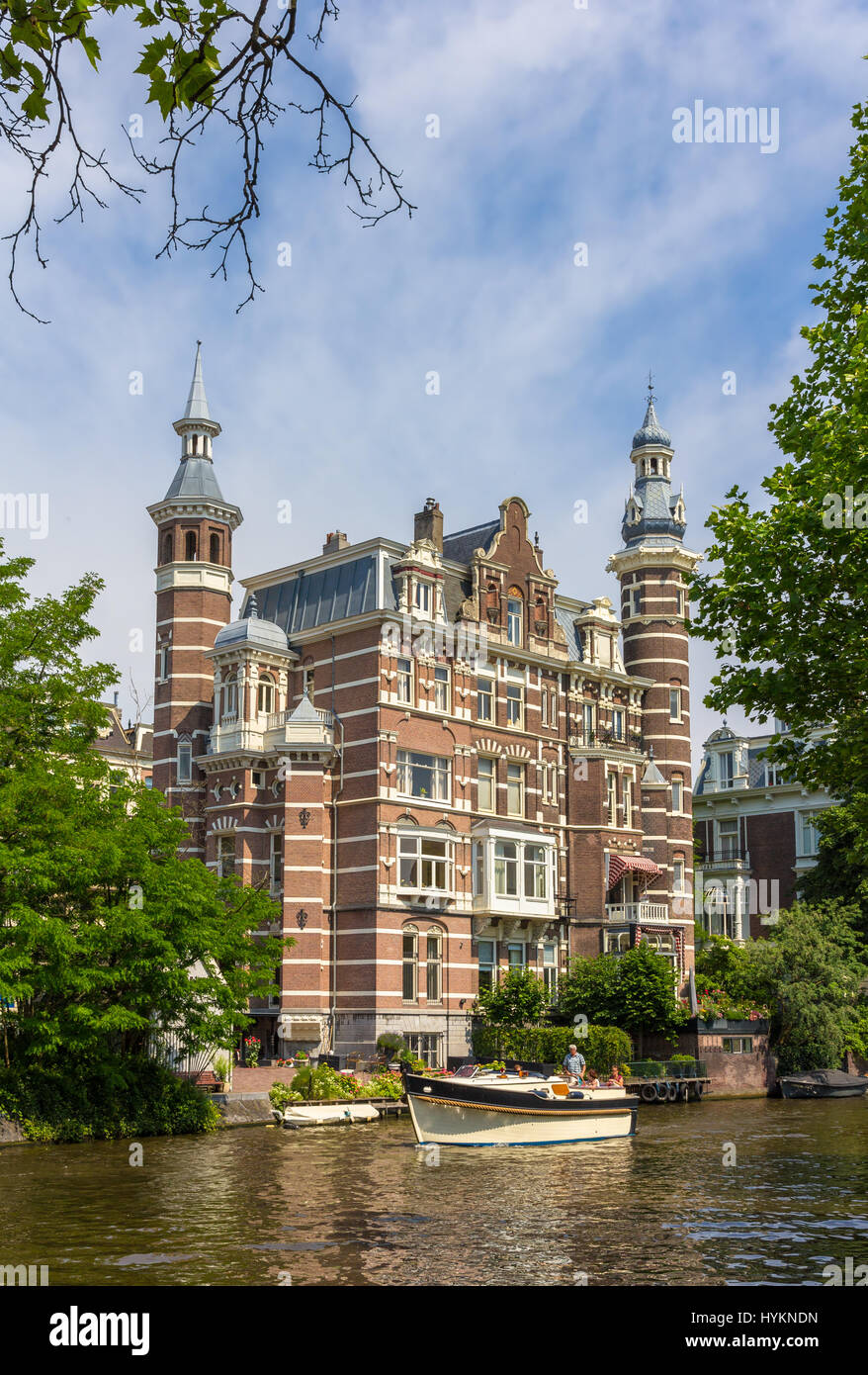 Casa sulla strada Weteringschans di Amsterdam Foto Stock