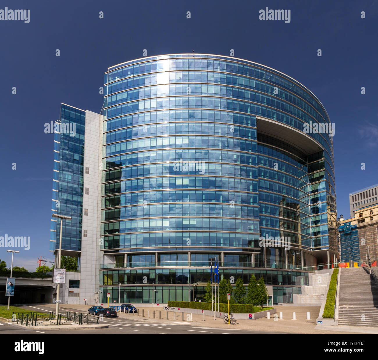 Bruxelles, Belgio - 7 giugno: edificio Lex del consiglio di e Foto Stock