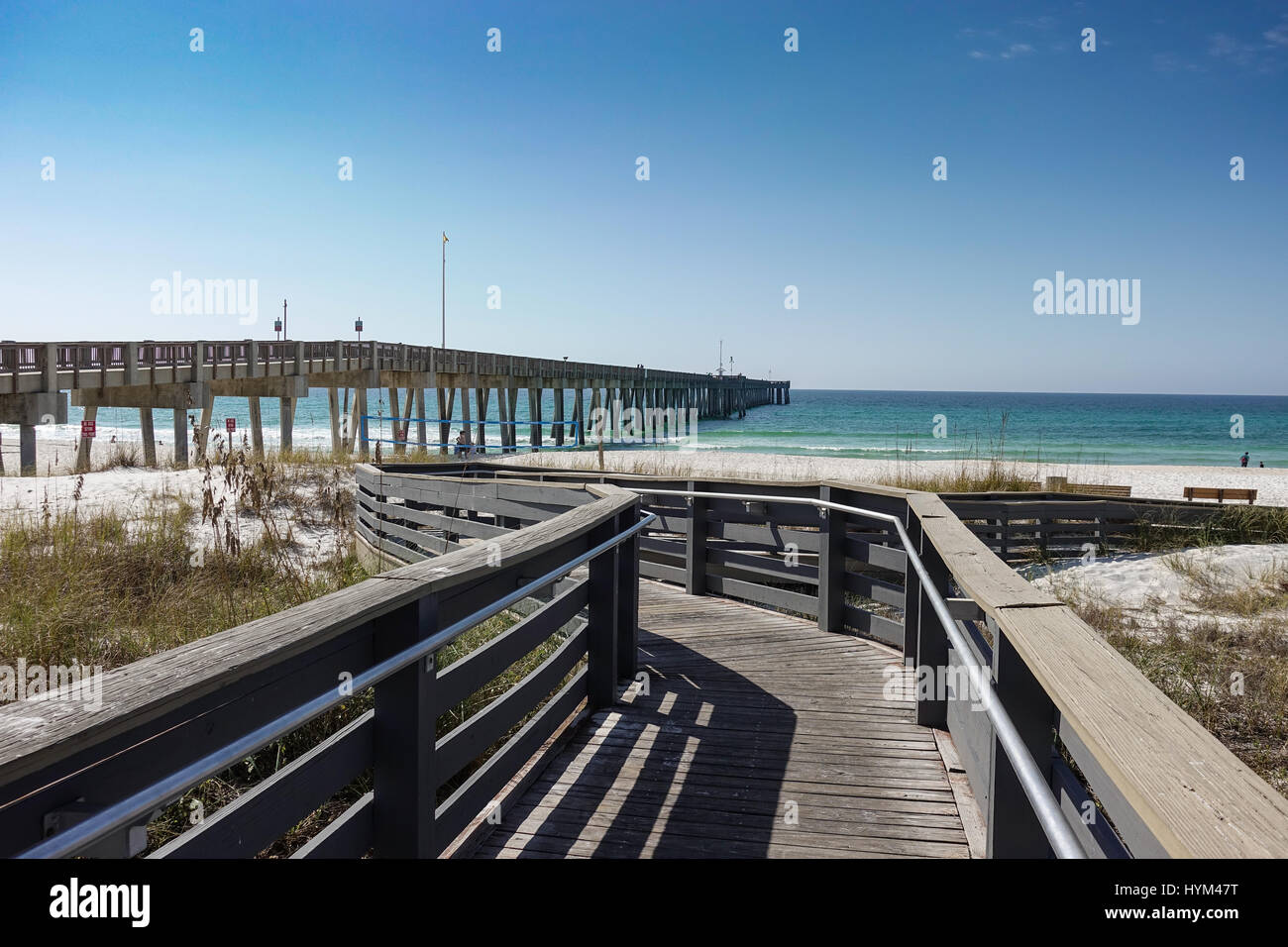 Dal Molo presso il molo Park in Panama City Beach, Florida Foto Stock