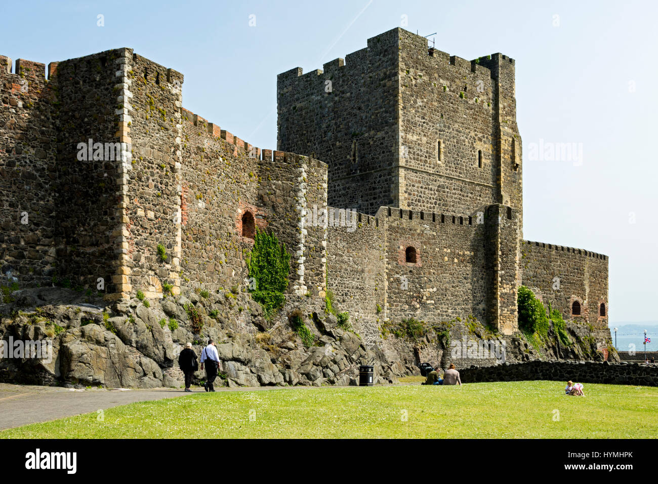 Carrickfergus, County Antrim, Irlanda del Nord, Regno Unito Foto Stock