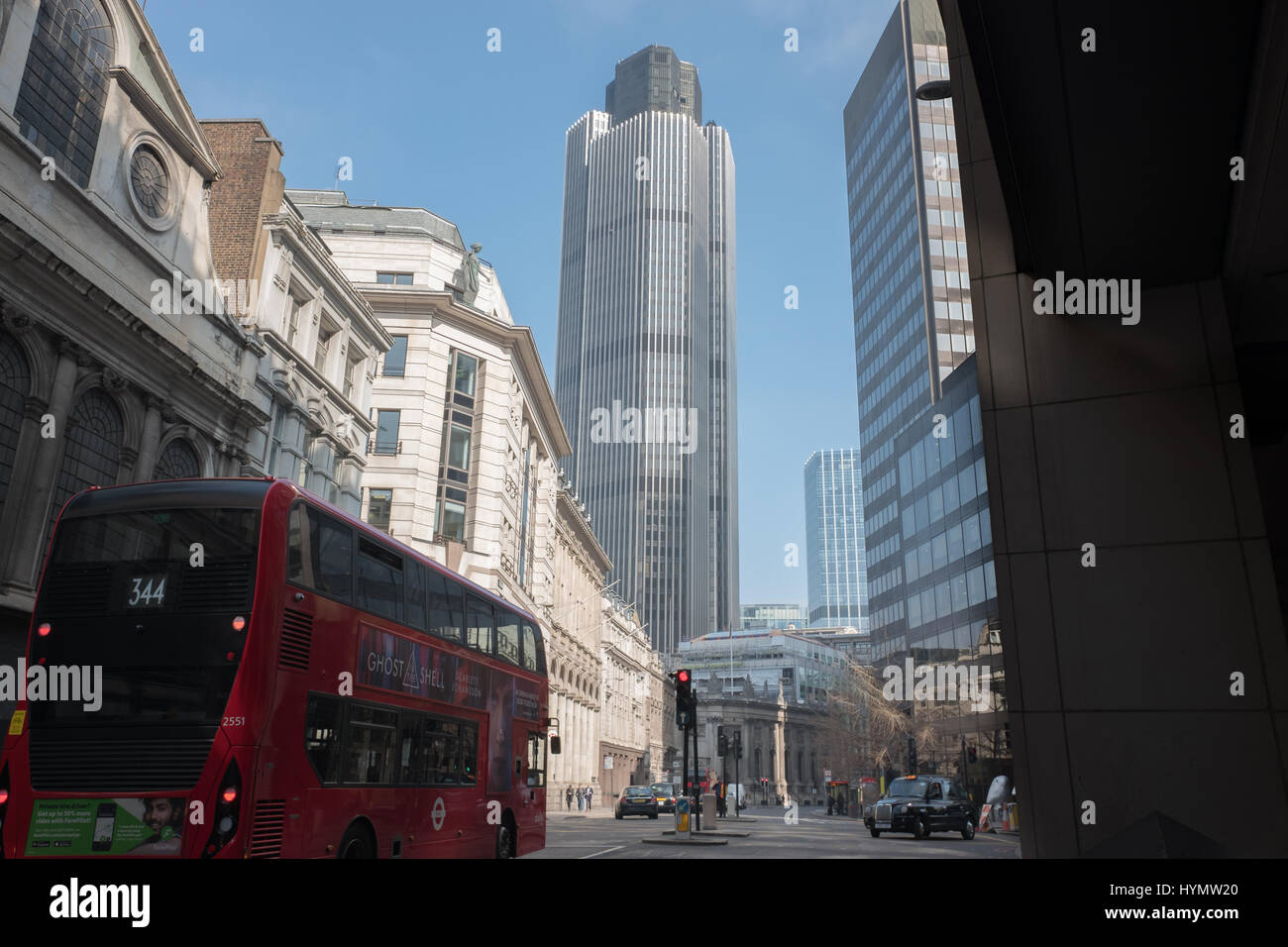 Bishopsgate, London, England. Foto Stock