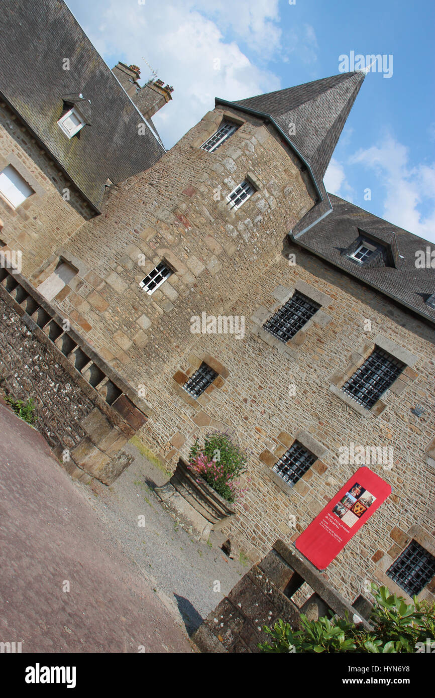 Residenza medievale (museo civico) in Avranches (Francia). Foto Stock