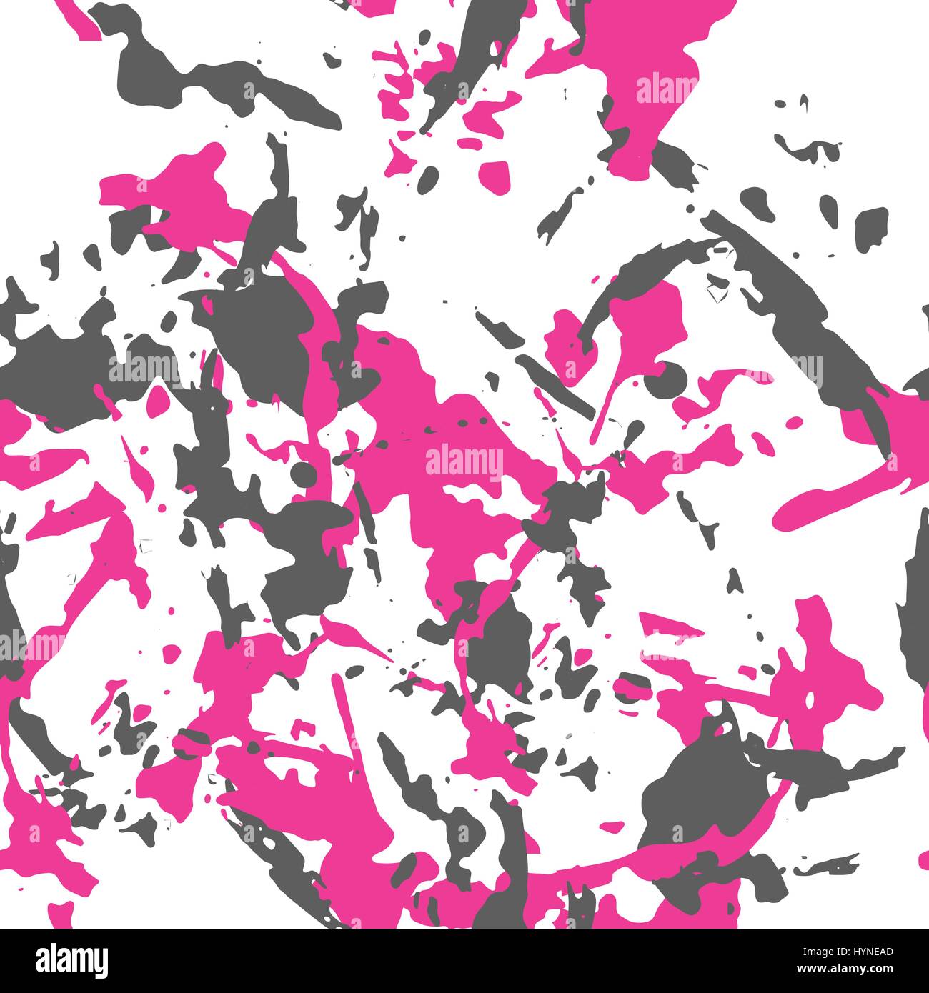 Il camuffamento rosa e grigio scuro seamless pattern sul bianco. Illustrazione Vettoriale