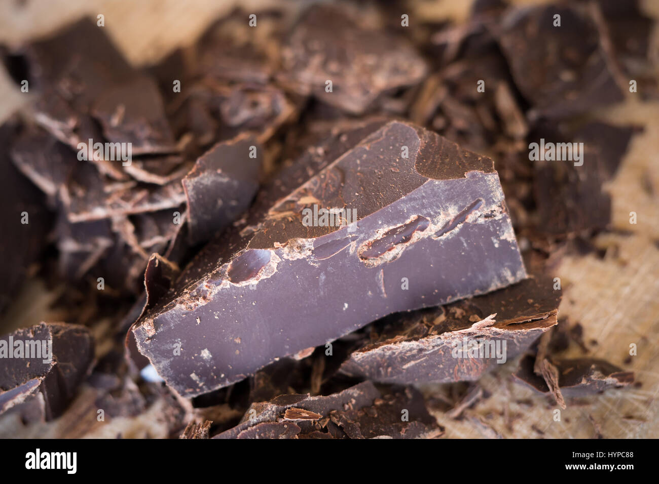 Cioccolato grezzo Foto Stock