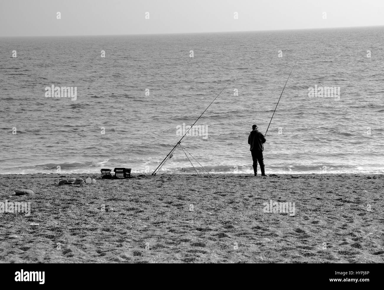 La pesca di mare Foto Stock