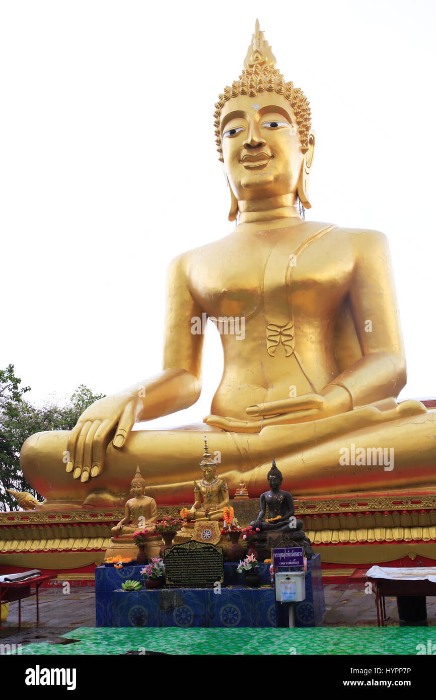 Dettaglio di un tempio buddista in Pattaya, Thailandia. Big Buddha Foto Stock