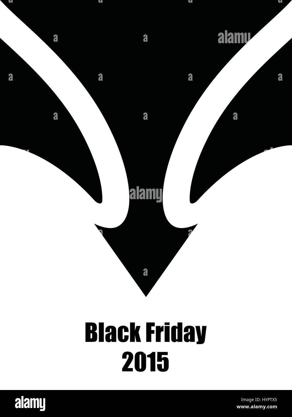 Venerdì nero sfondo astratto Illustrazione Vettoriale